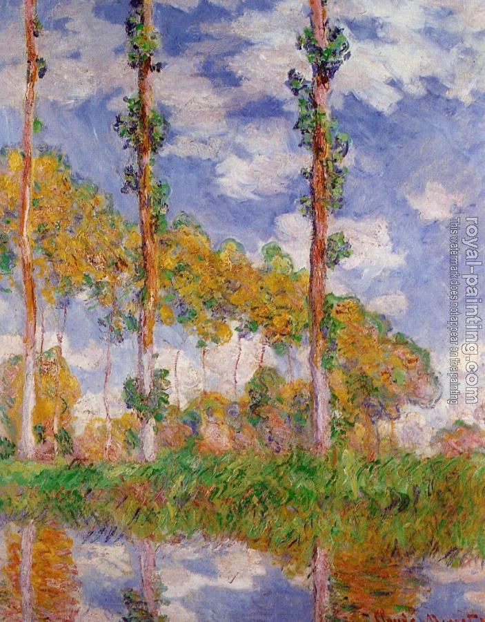 Claude Oscar Monet : Poplars in Summer